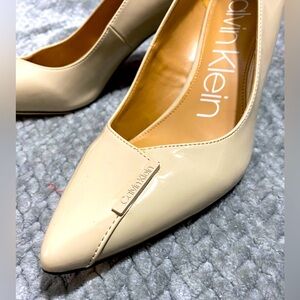 Calvin Klein cream colored heels